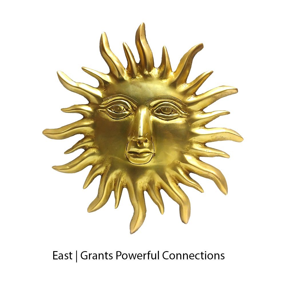 Brass Sun Wall Decor