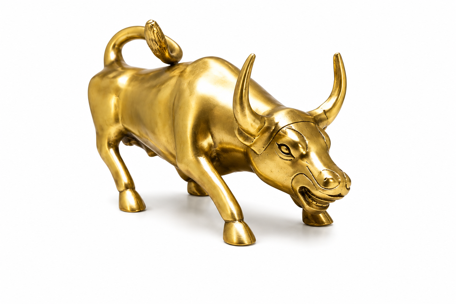 Brass Charging Bull