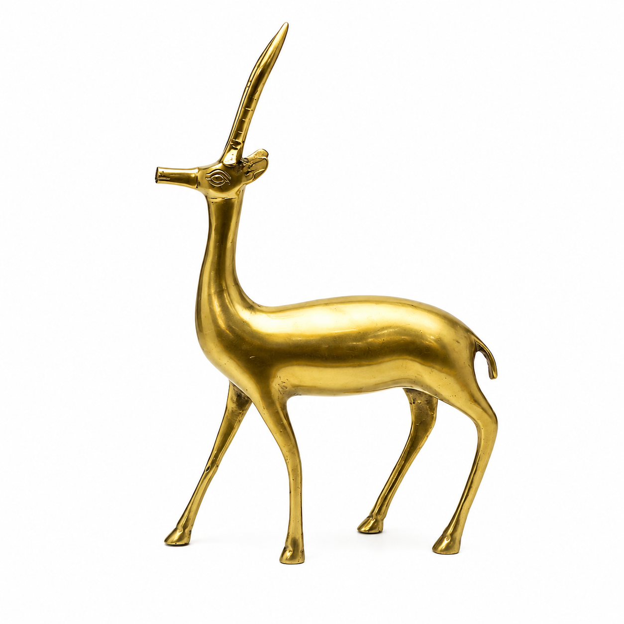 Brass Deer Statue