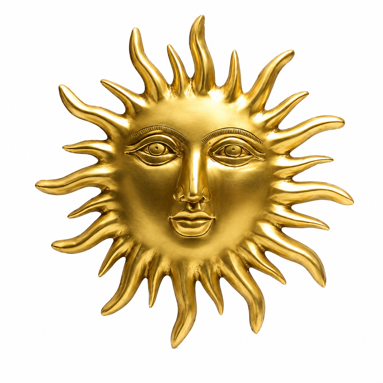 Brass Sun Wall Decor