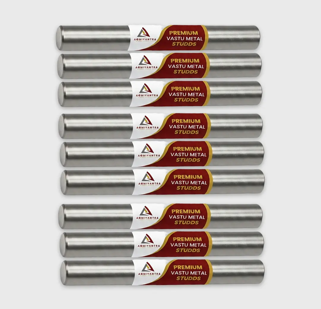 PACK OF 3 BIG ALUMINIUM (1) Vastu Aluminium Energy Stud