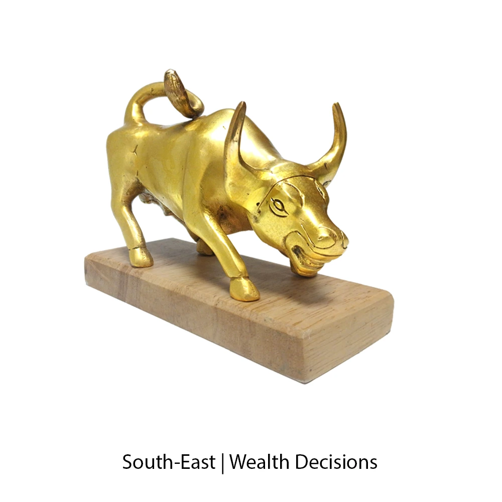 Bull-6 copy Brass Charging Bull