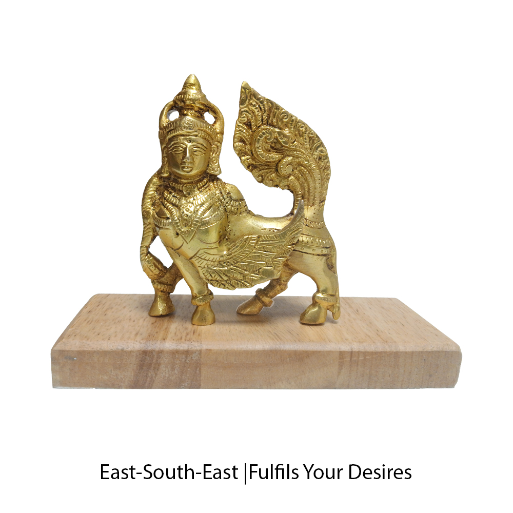 Cow-3 Brass Kamdhenu Cow